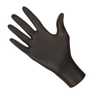 Rękawice medyczne nitrylowe - Nitrylex - kolor czarny